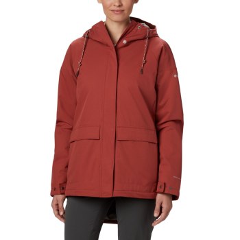 Columbia Briargate Insulated, Chamarras Rojos Para Mujer | 637025-SPA